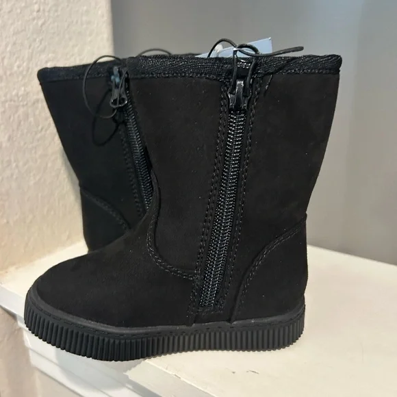 Cat & Jack Toddler Youth Girls Pip UGG Style Boots Black Multiple Sizes - Picture 5 of 9